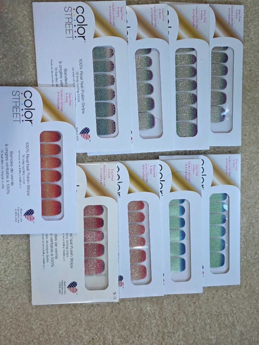 Assorted Color Street glitters